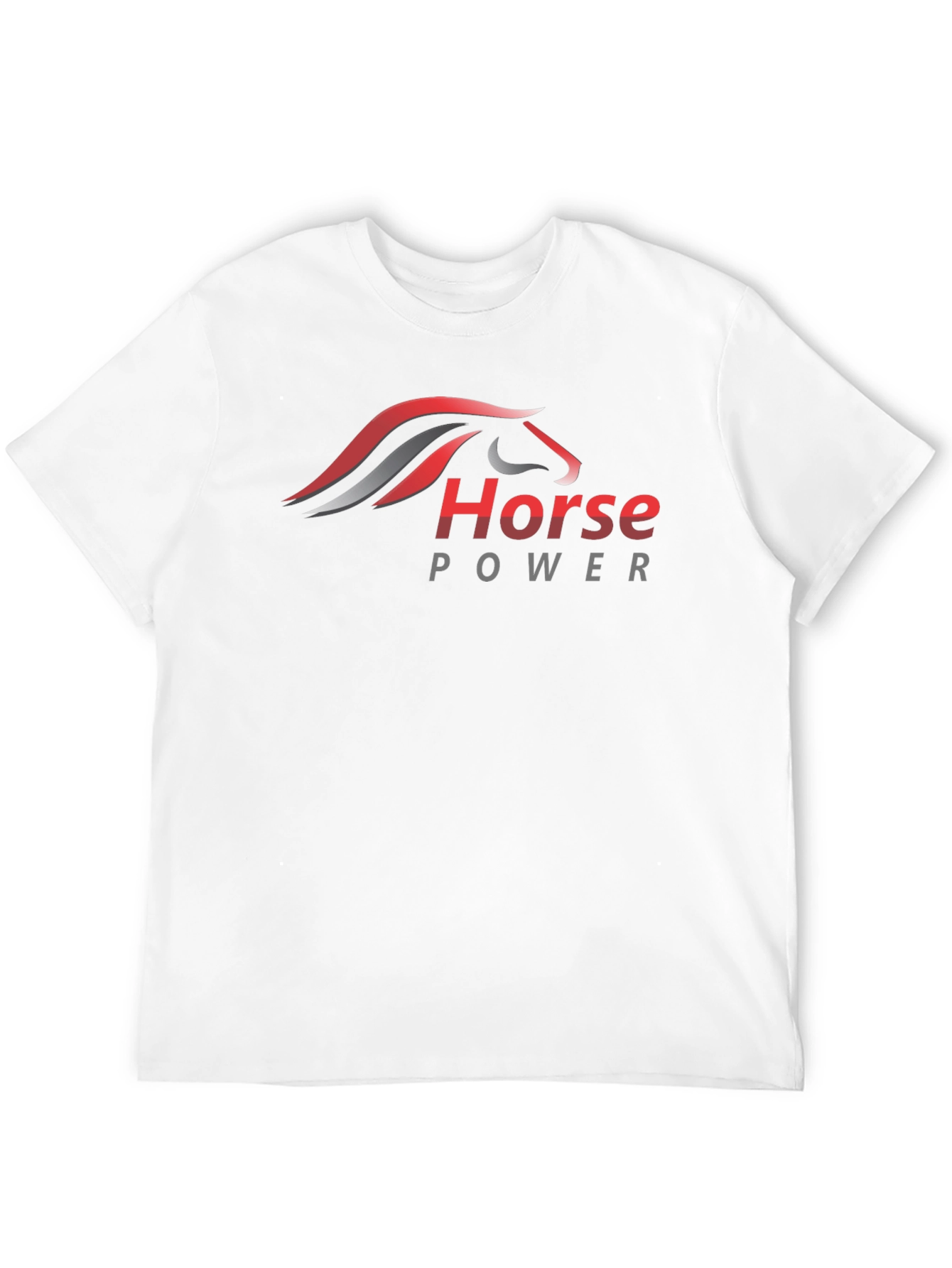 Horse Power Graphic Tee - Bold Black T-Shirt