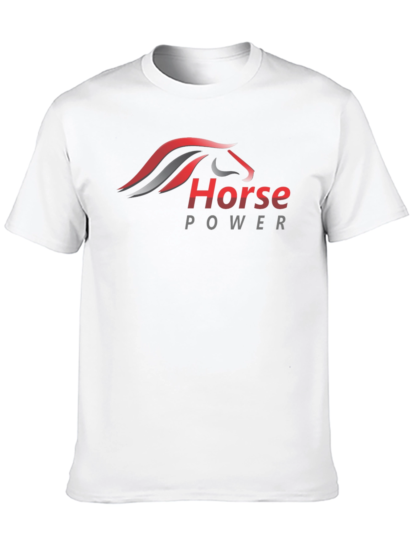 Horse Power Graphic Tee - Bold Black T-Shirt