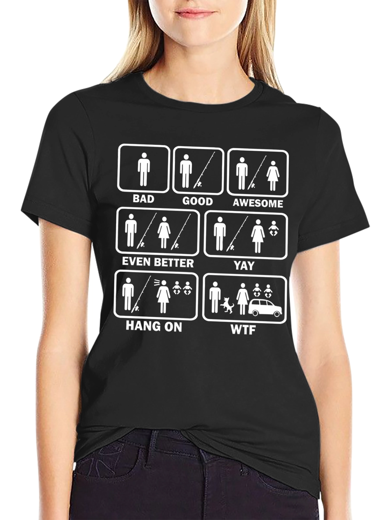 Fishing Relationship Humor Graphic Tee