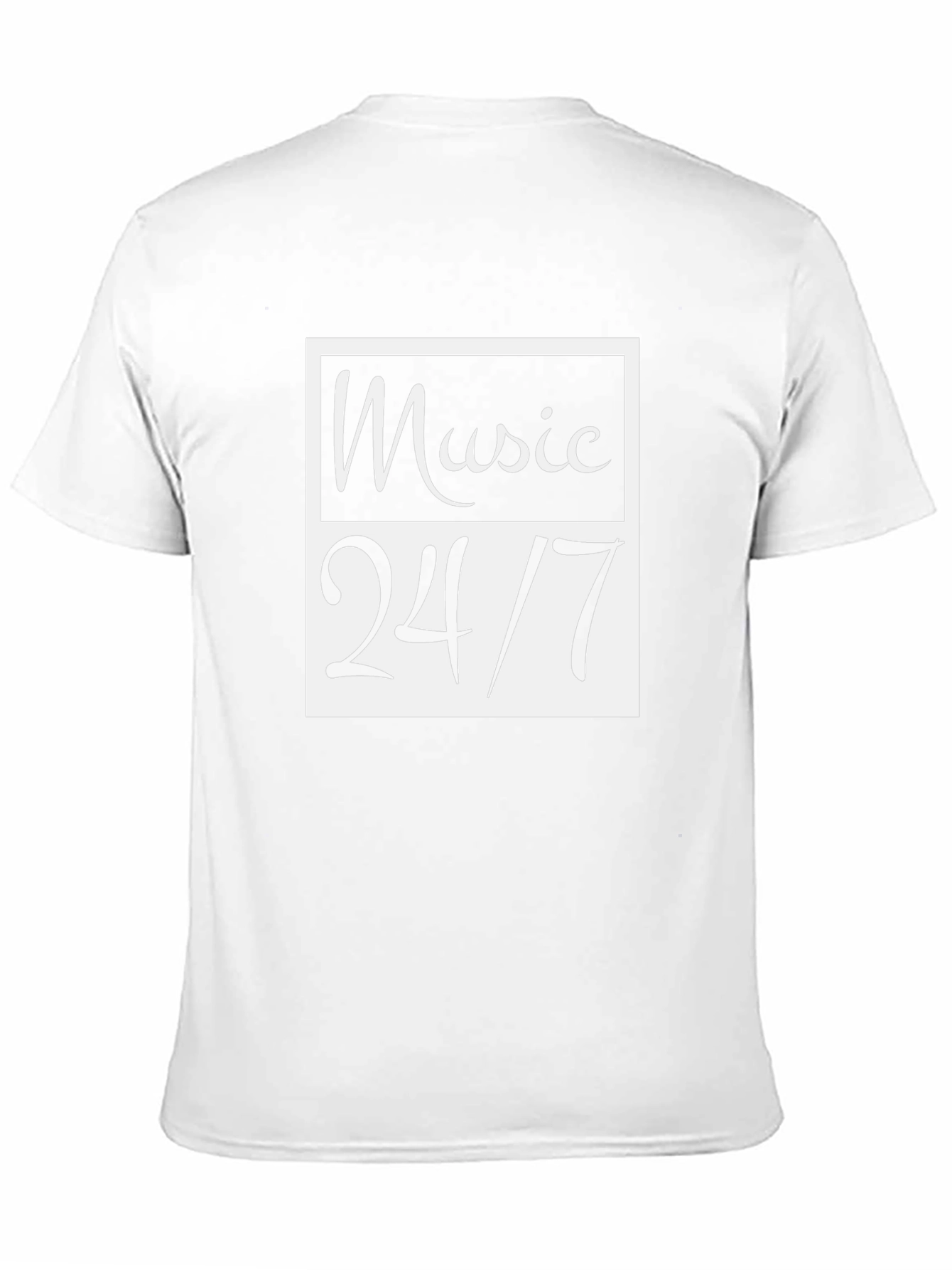 Music 24/7 Black Graphic Tee