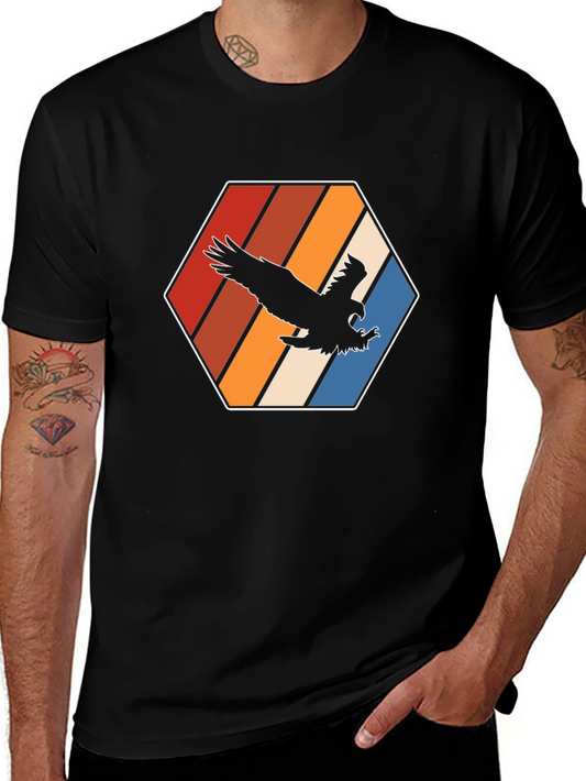 Retro Eagle T-Shirt - Vintage Style Graphic Tee