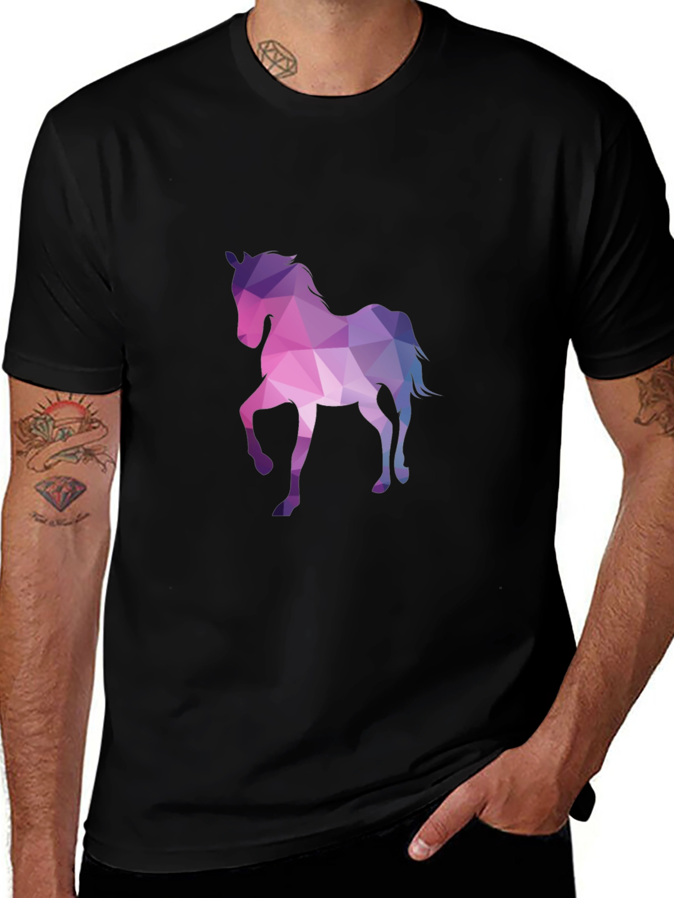 Geometric Horse Graphic Tee
