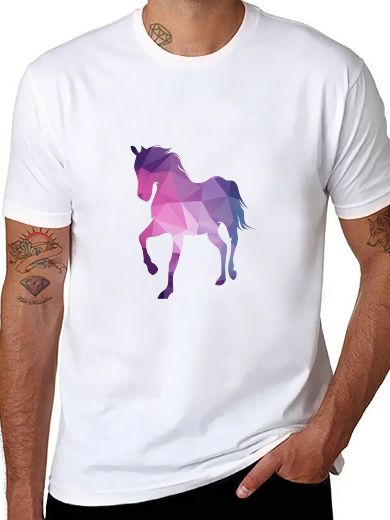 Geometric Horse Graphic Tee
