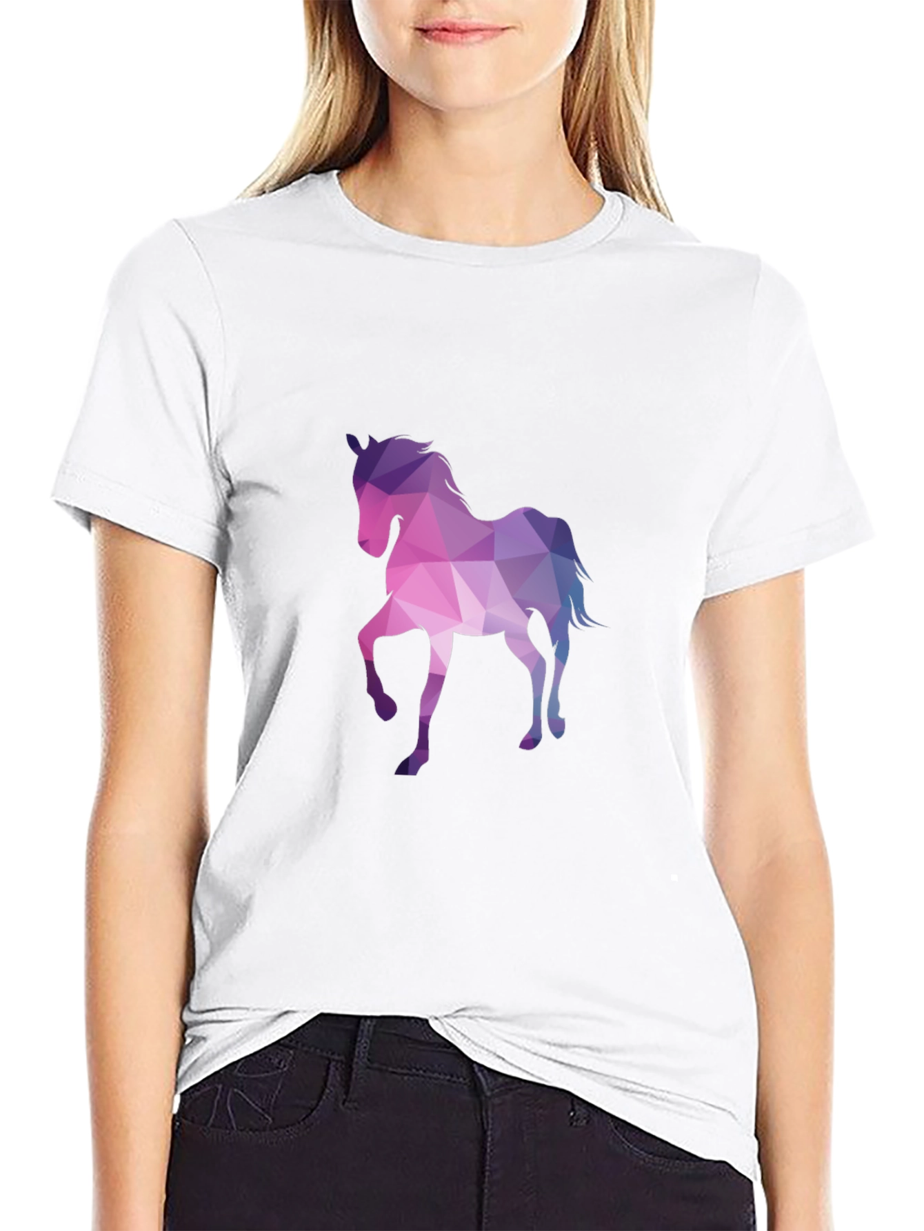 Geometric Horse Graphic Tee