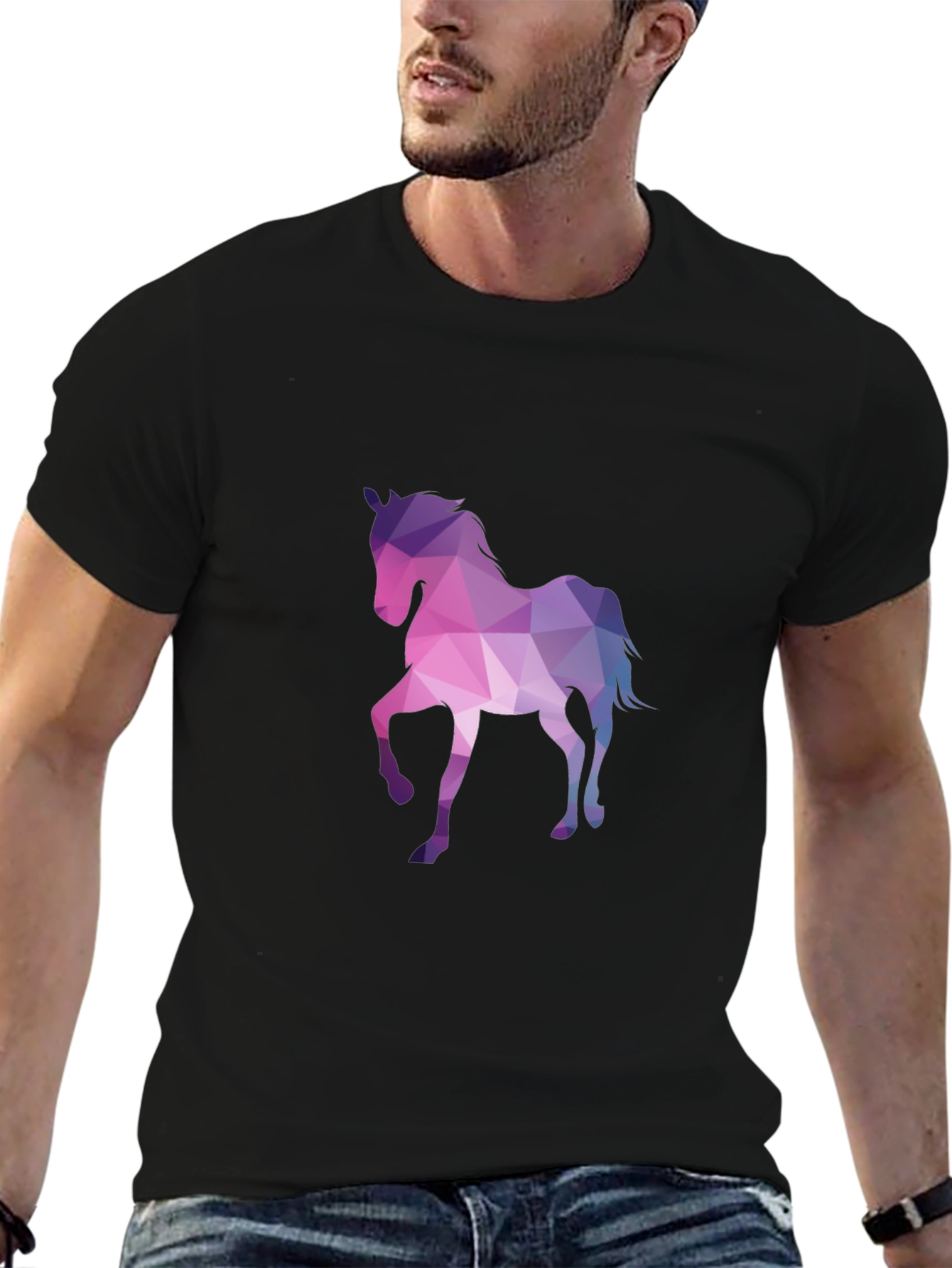 Geometric Horse Graphic Tee