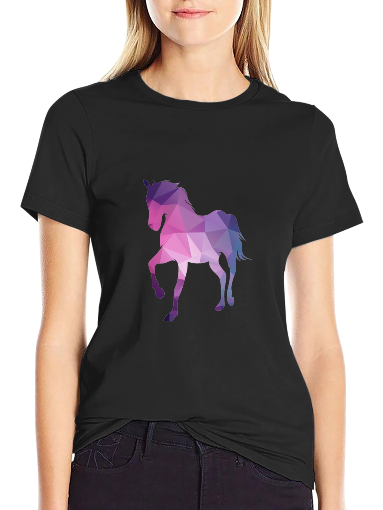 Geometric Horse Graphic Tee