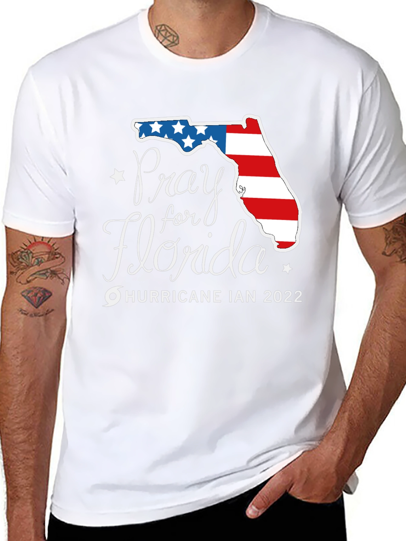Pray for Florida Hurricane Ian 2022 T-Shirt