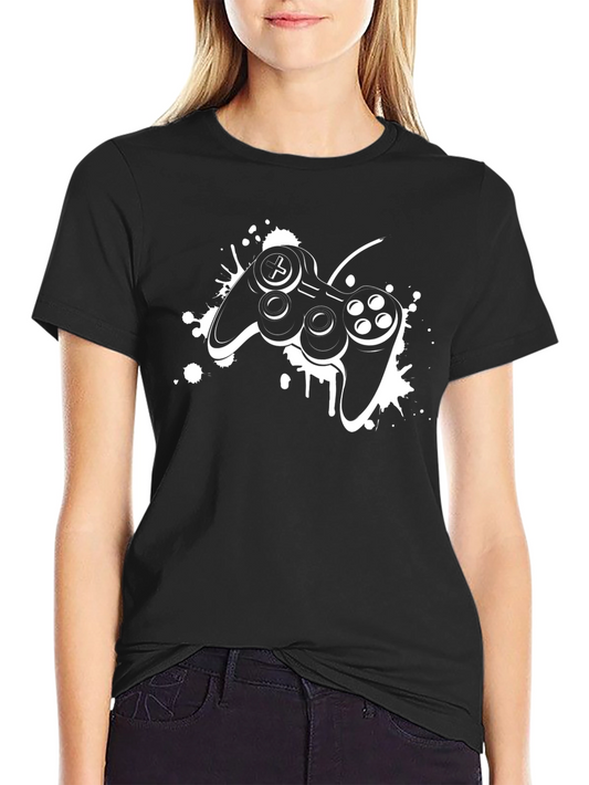 Gaming Controller Graphic Tee - Black