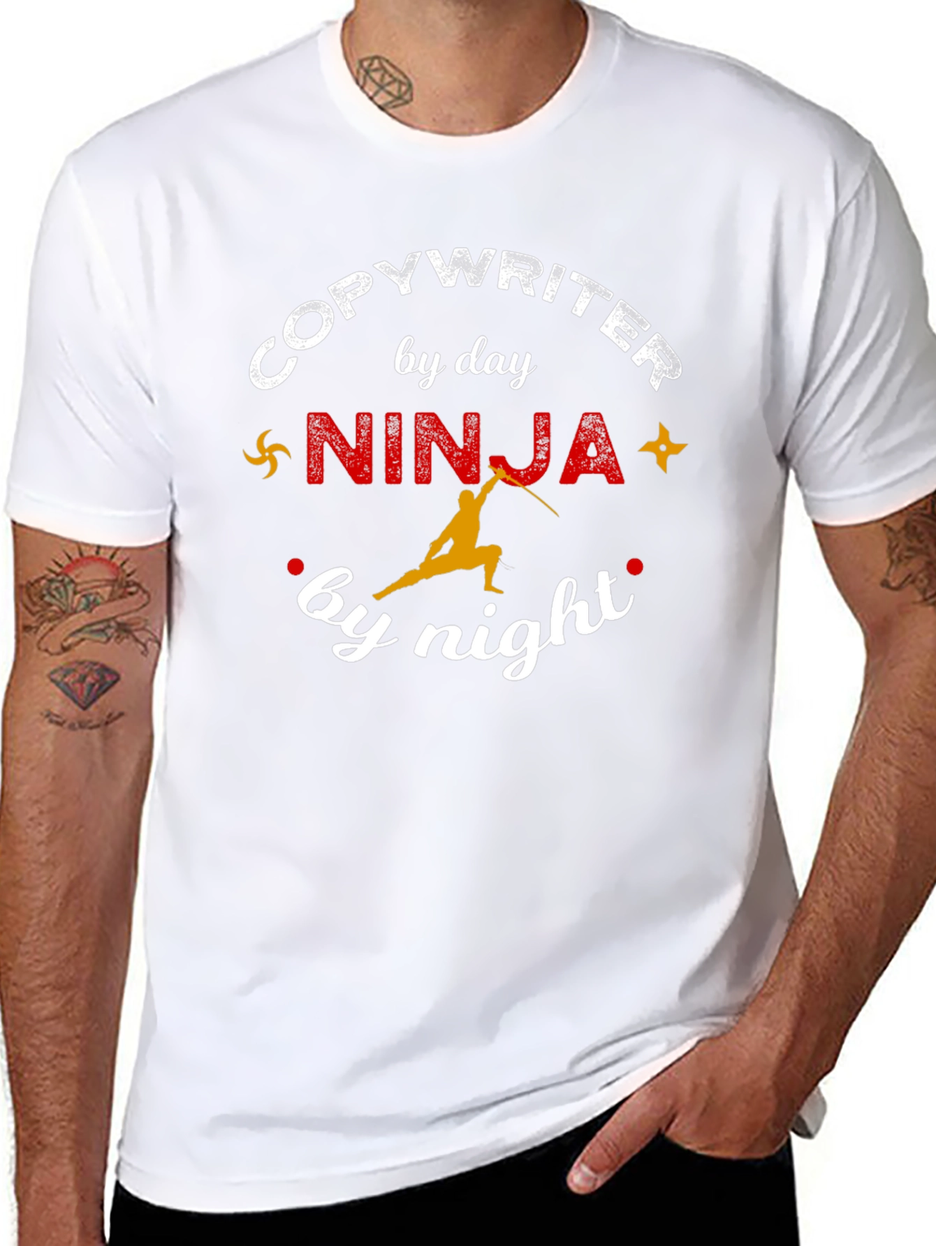 Copywriter Ninja T-Shirt - Funny Graphic Tee