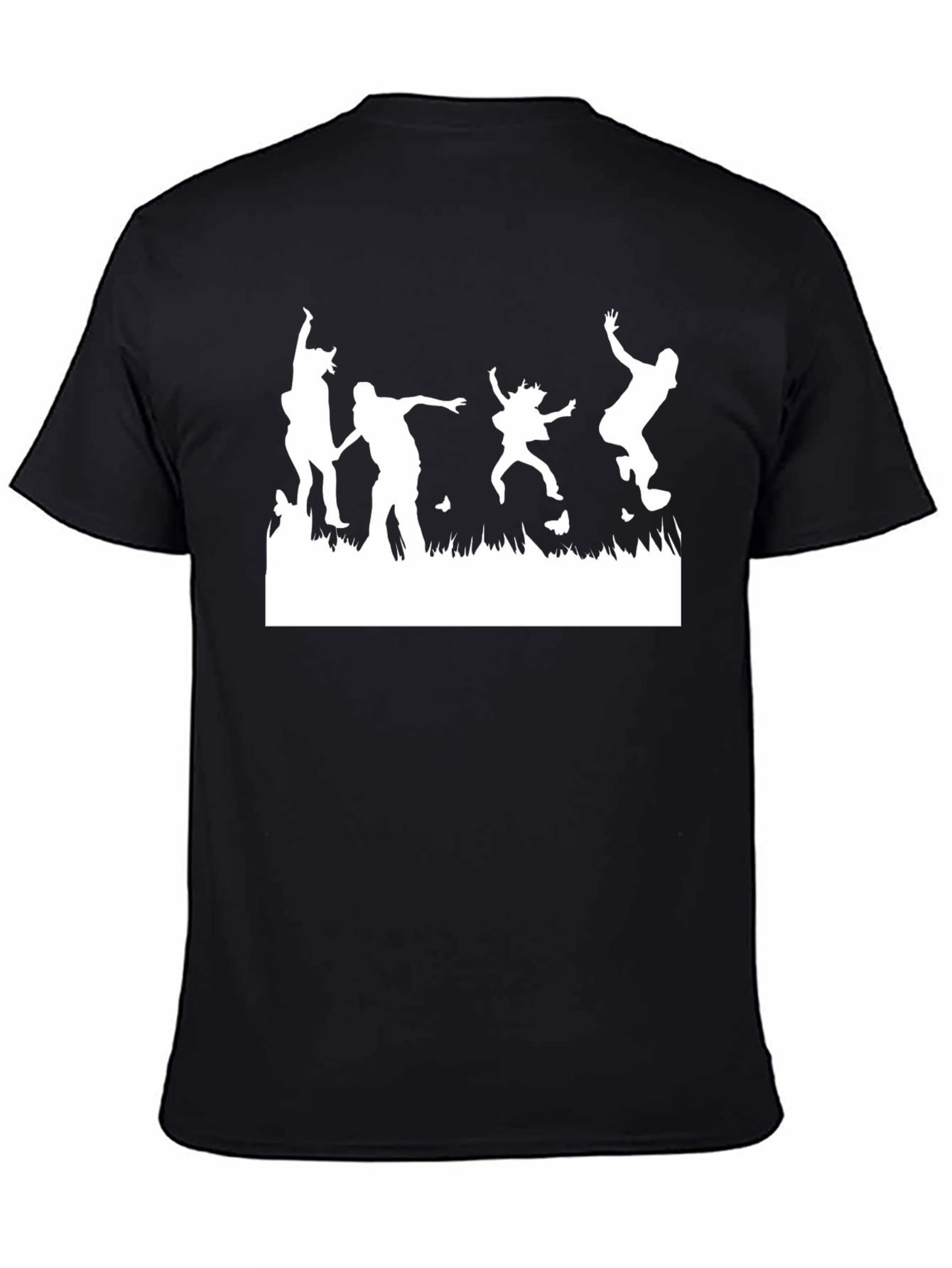 Silhouette Party Black T-Shirt