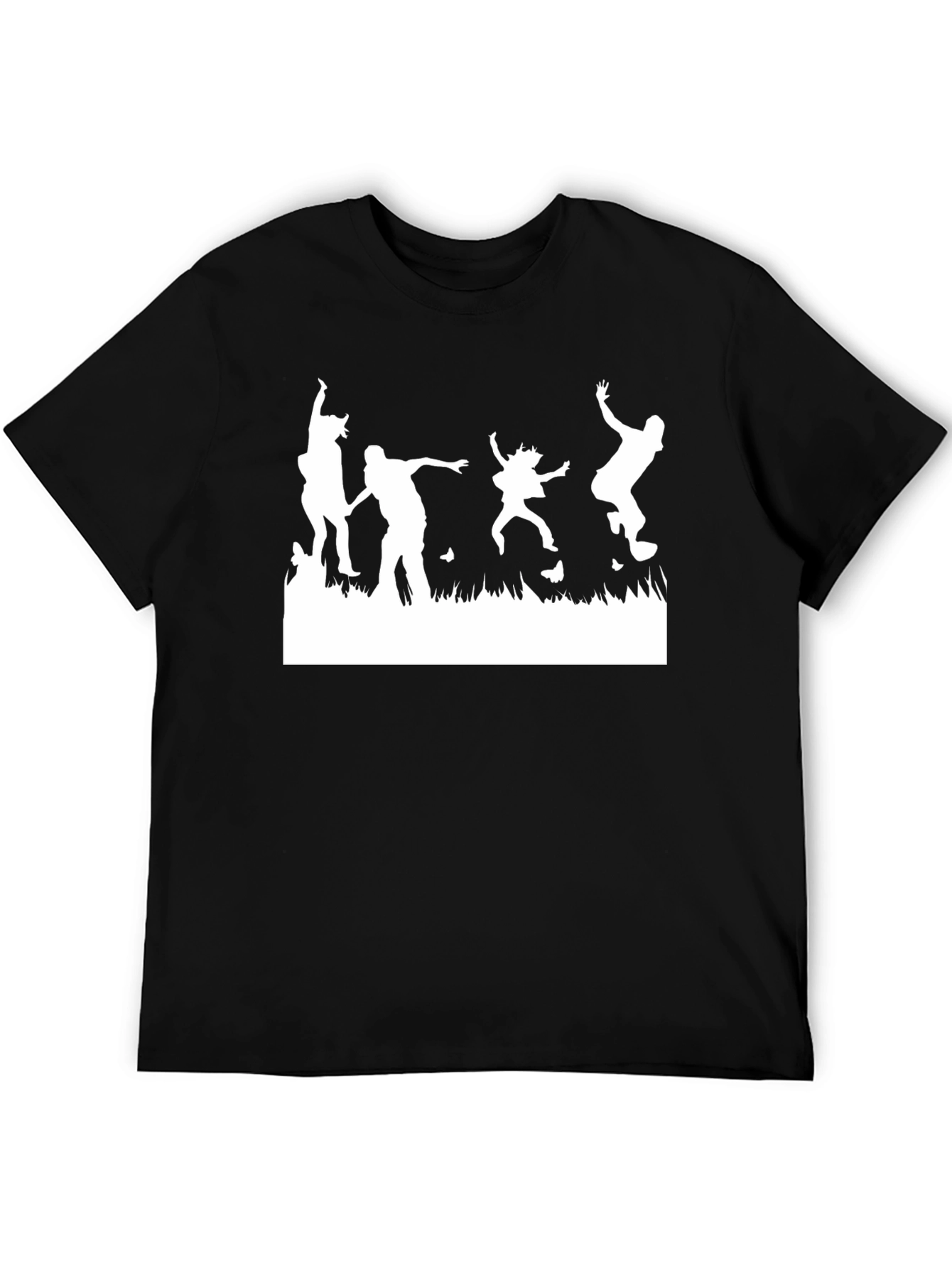 Silhouette Party Black T-Shirt