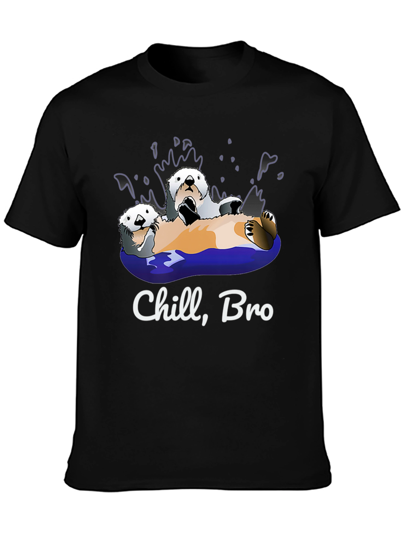 Chill Bro Otters Graphic T-Shirt