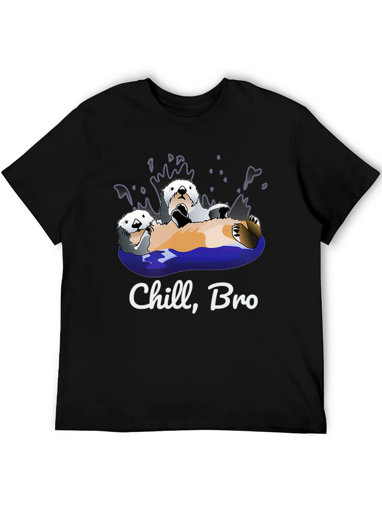 Chill Bro Otters Graphic T-Shirt