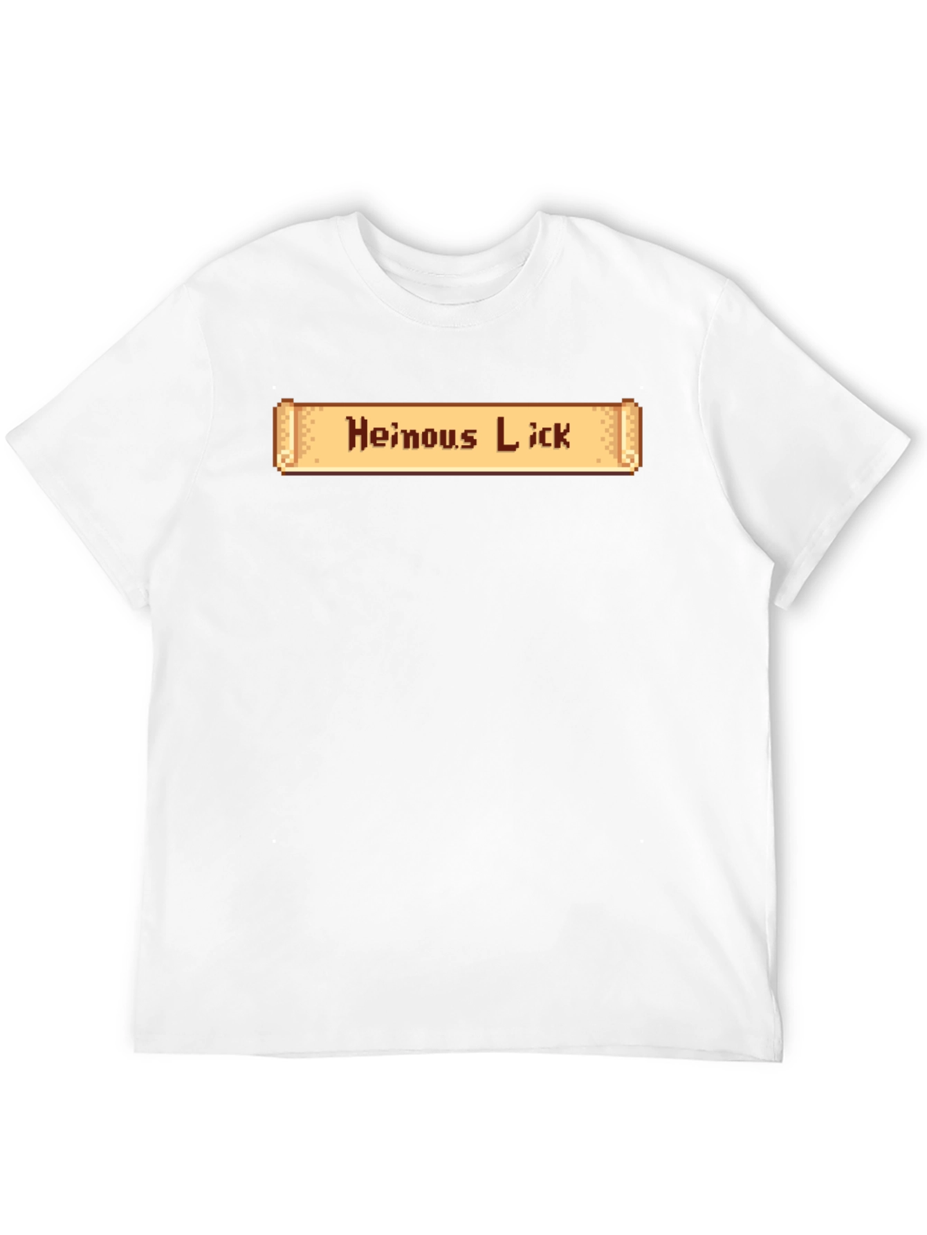 Heinous Lick Pixel Graphic T-Shirt