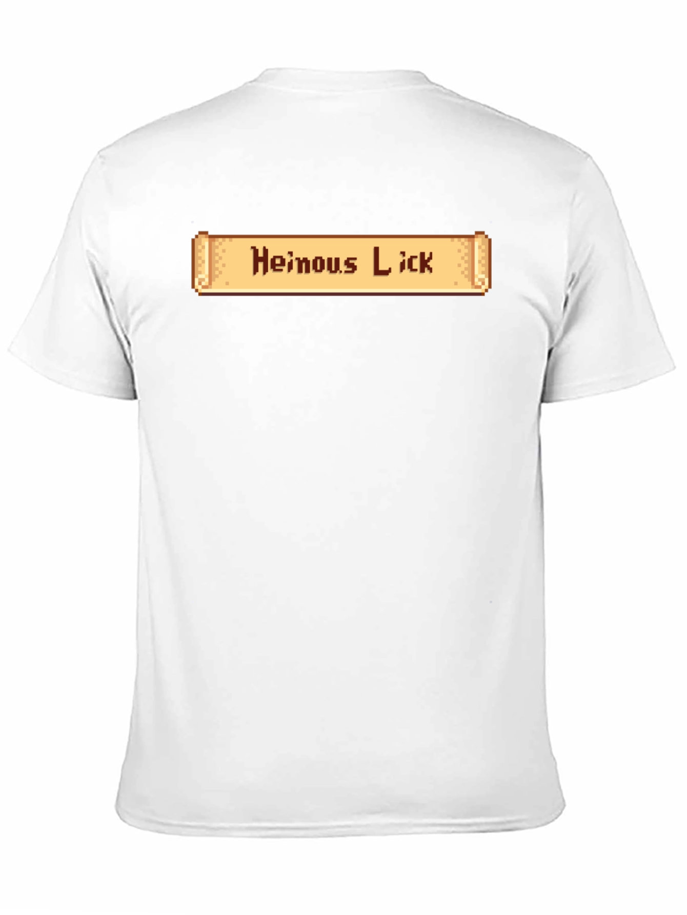 Heinous Lick Pixel Graphic T-Shirt