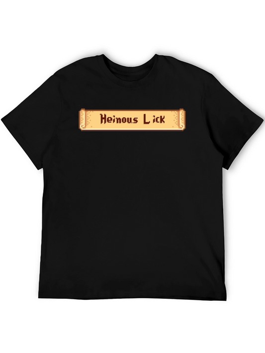 Heinous Lick Pixel Graphic T-Shirt