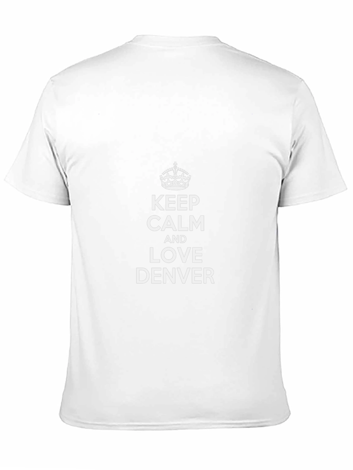 Keep Calm and Love Denver Black T-Shirt