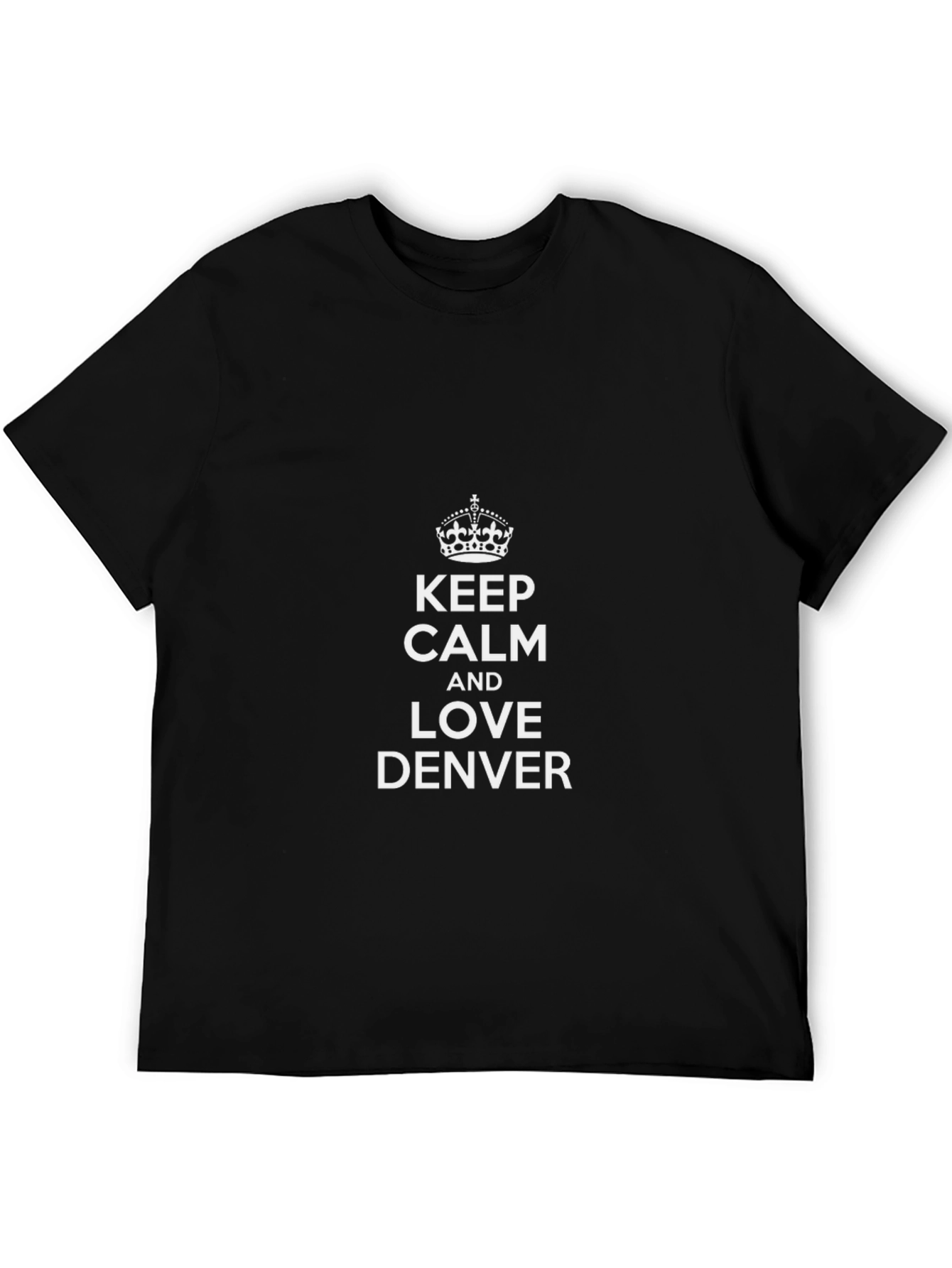 Keep Calm and Love Denver Black T-Shirt