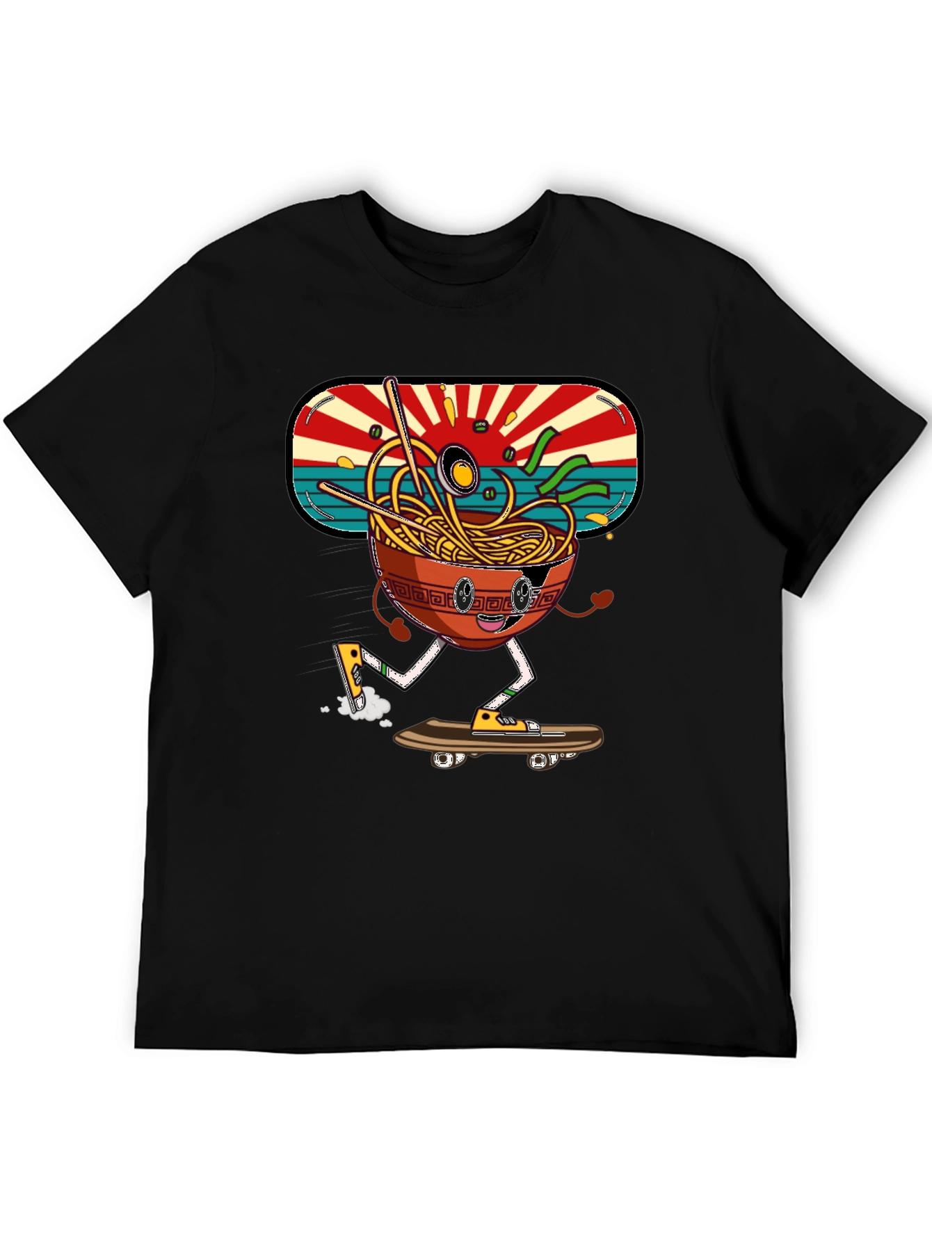 Ramen Skateboarder Graphic Tee