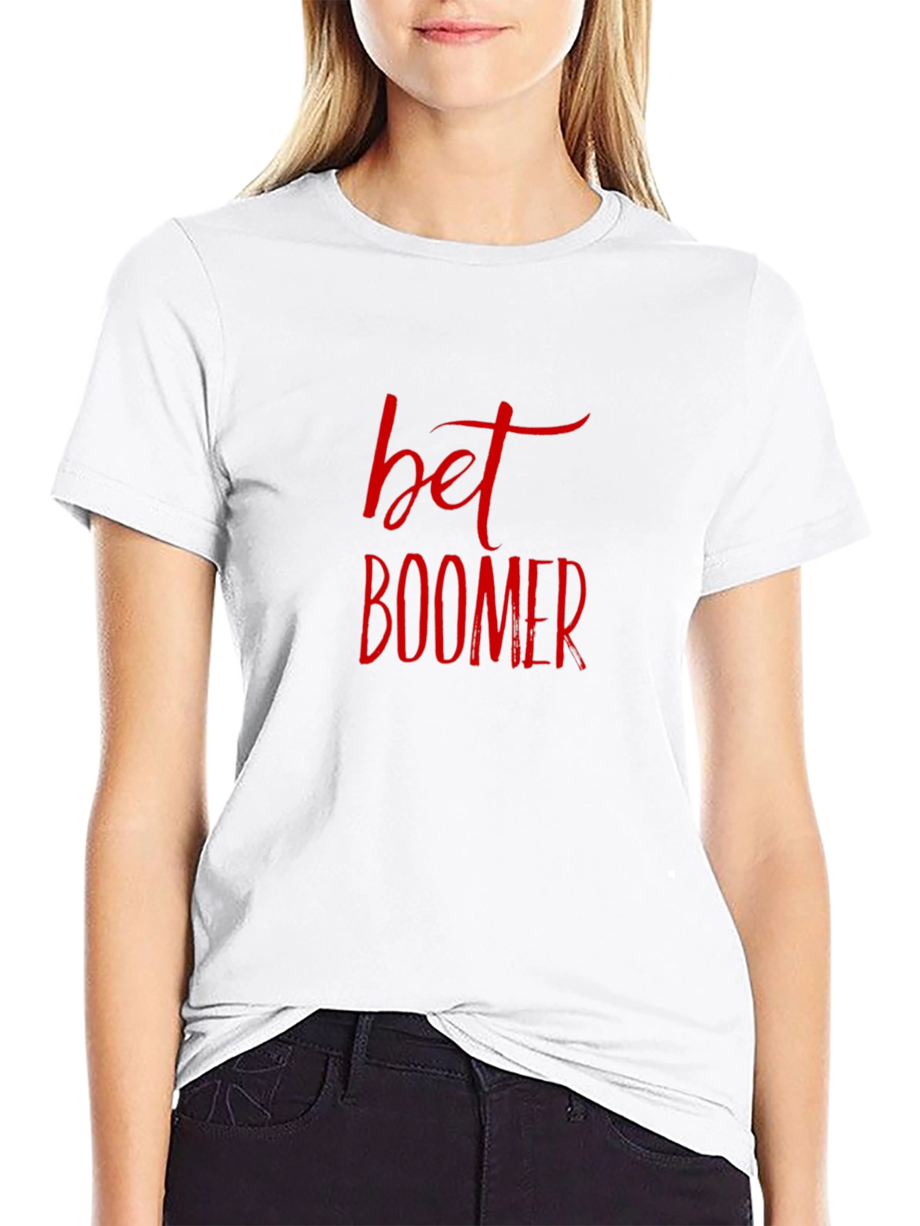 Bet Boomer Black Graphic Tee for Men