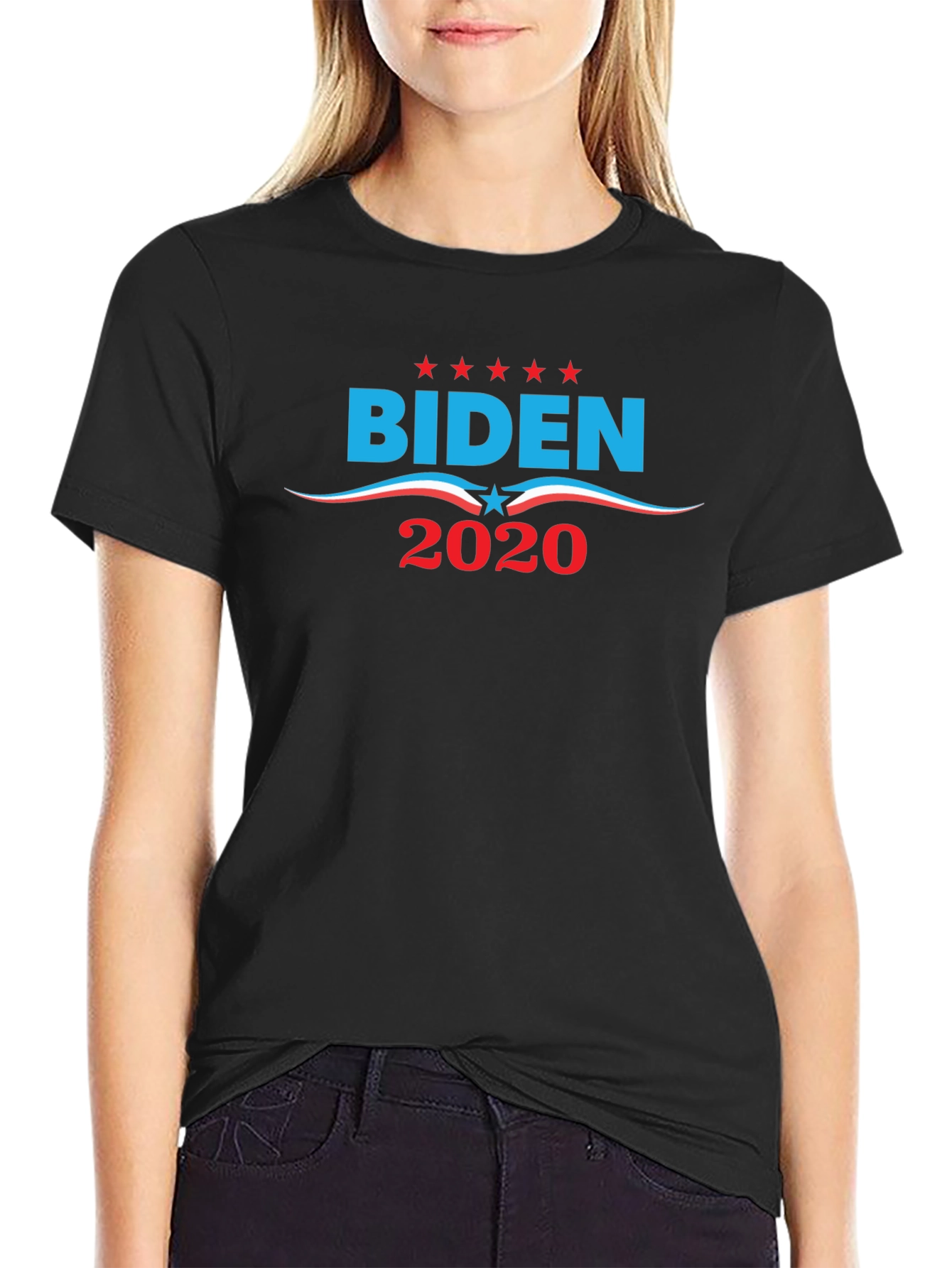 Biden 2020 Graphic Print Black T-Shirt