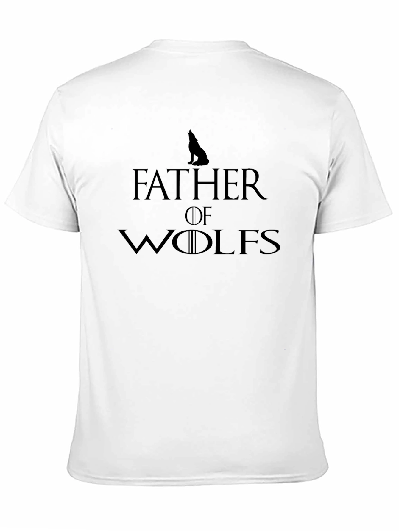 Father of Wolves Graphic Tee - Black