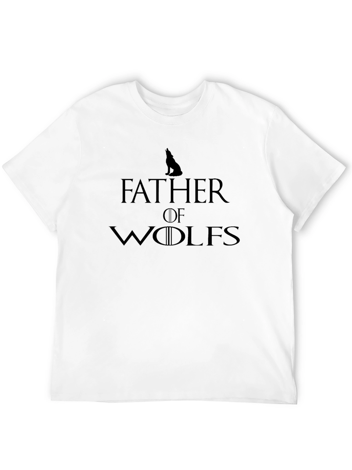 Father of Wolves Graphic Tee - Black