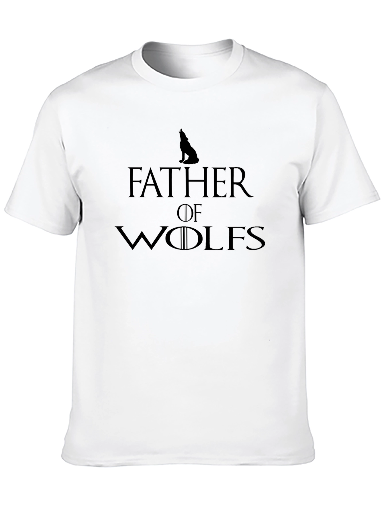 Father of Wolves Graphic Tee - Black