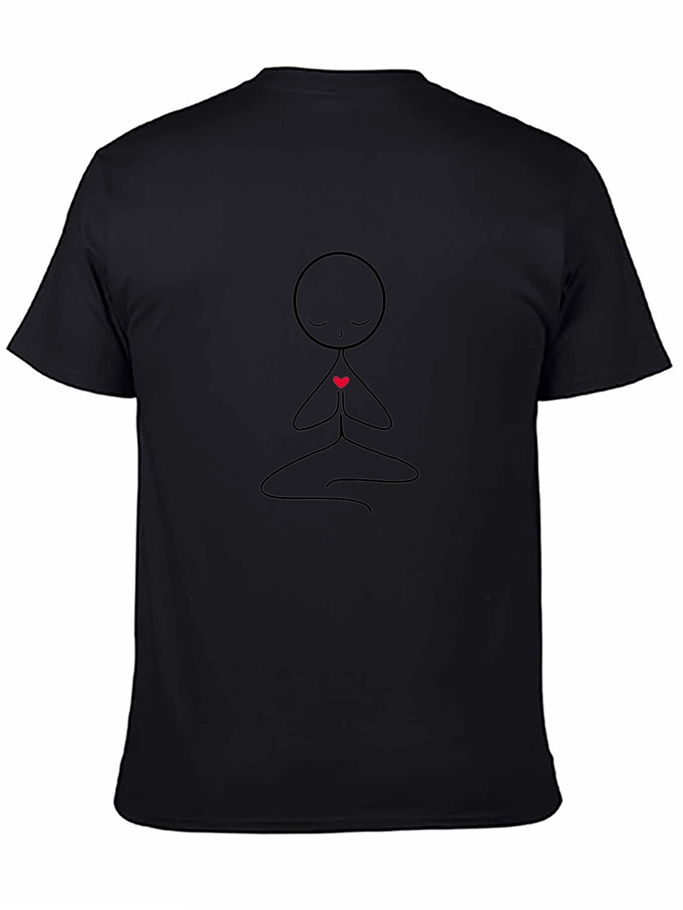Meditating Stick Figure T-Shirt