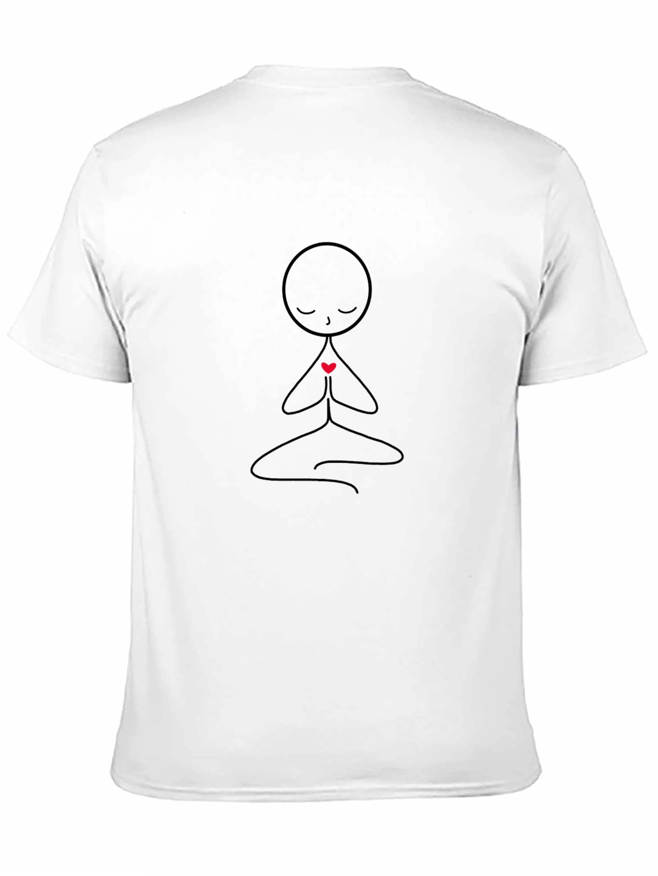 Meditating Stick Figure T-Shirt
