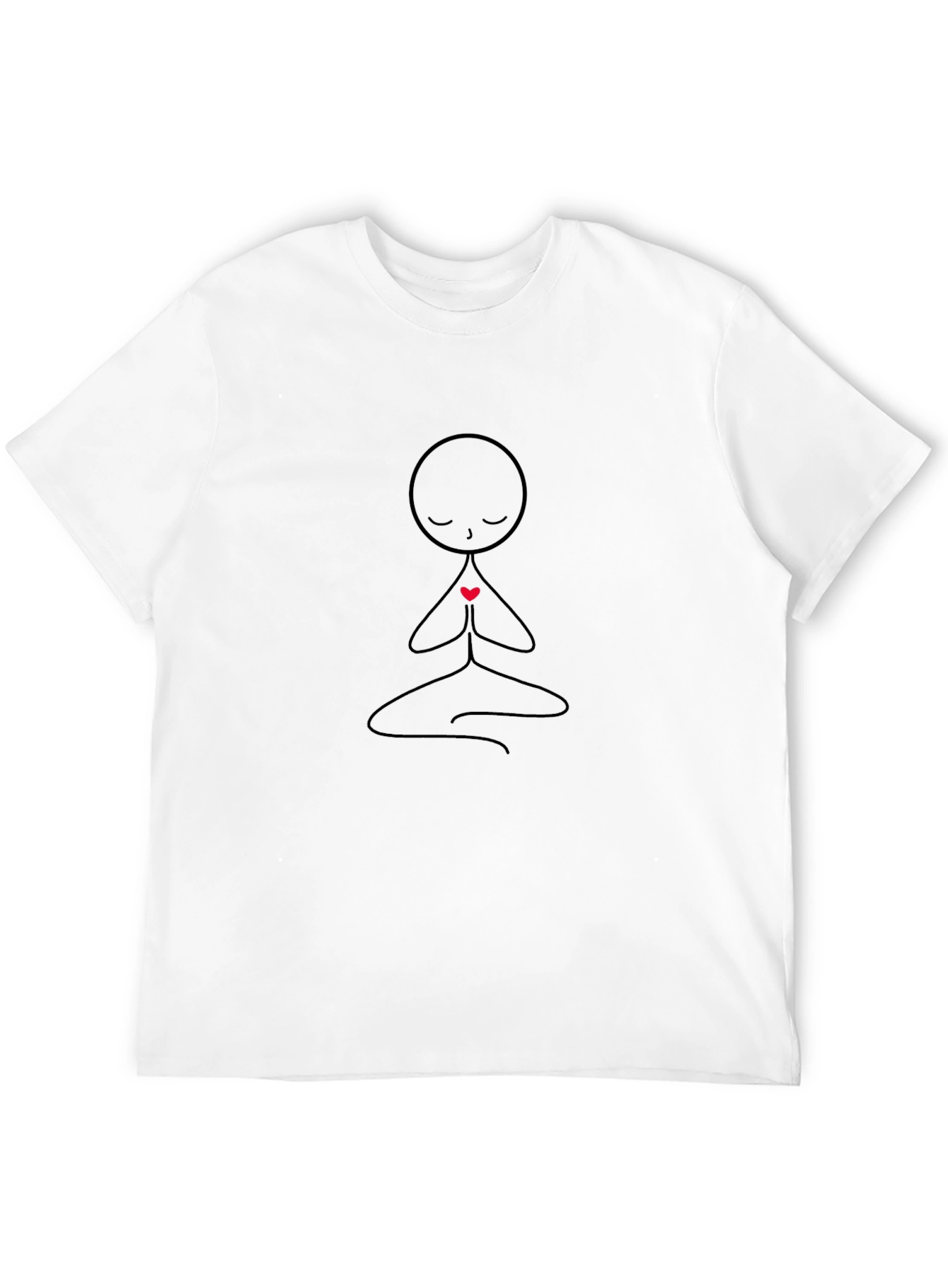 Meditating Stick Figure T-Shirt
