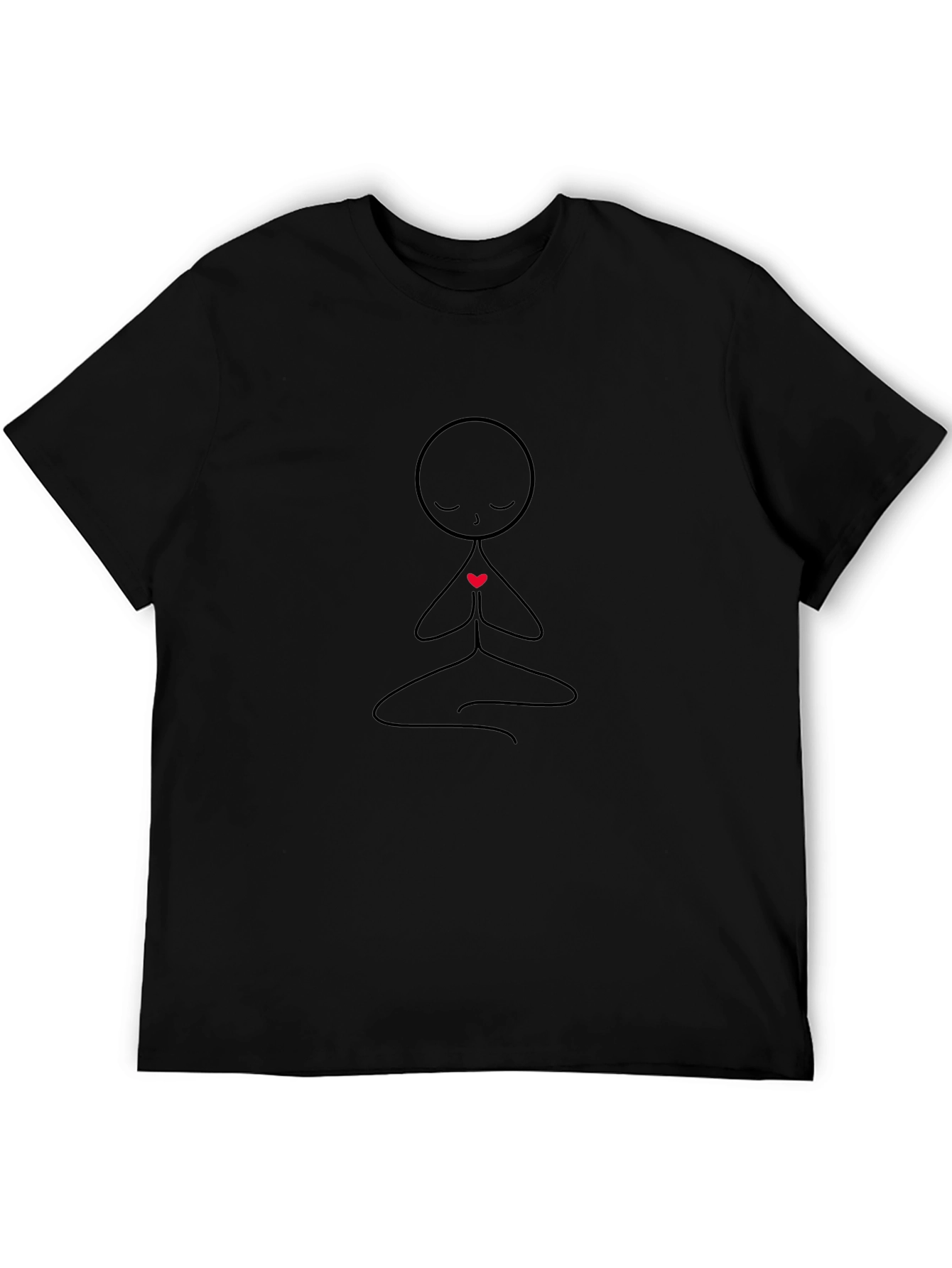 Meditating Stick Figure T-Shirt