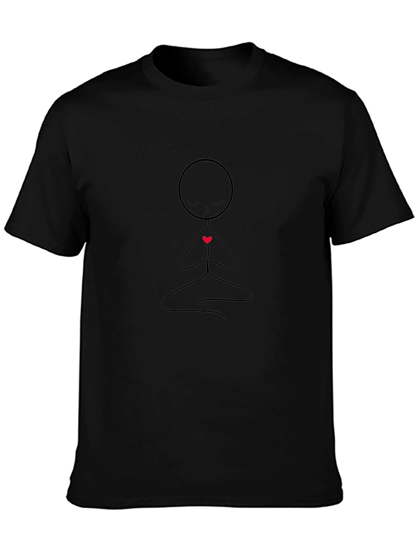 Meditating Stick Figure T-Shirt