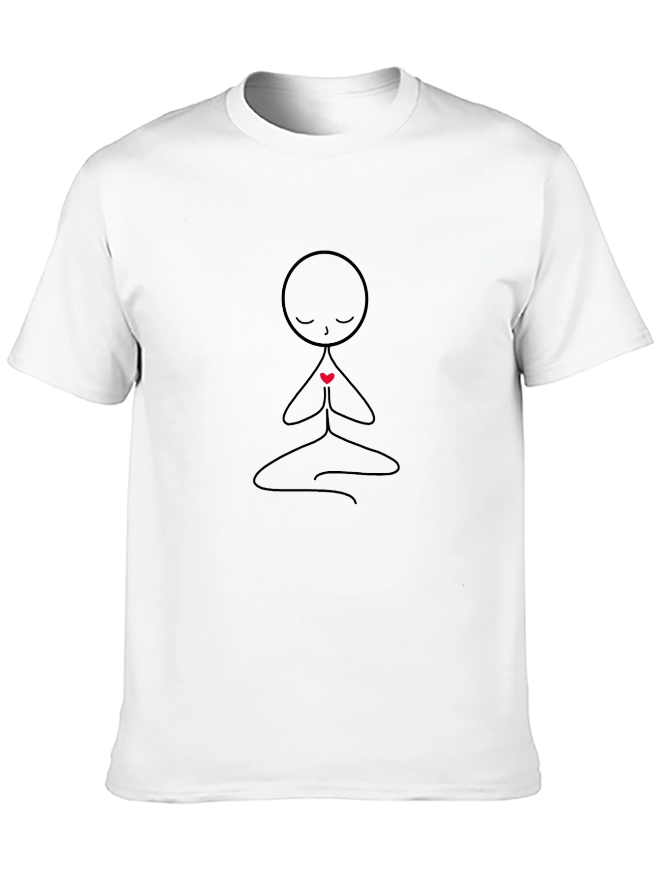 Meditating Stick Figure T-Shirt