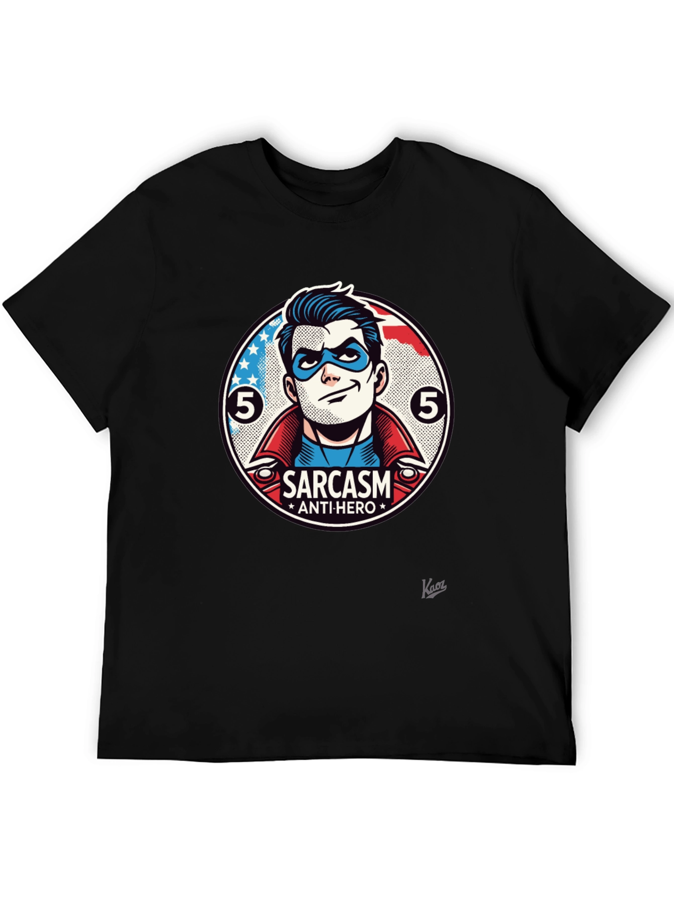 Sarcasm Anti-Hero Graphic T-Shirt