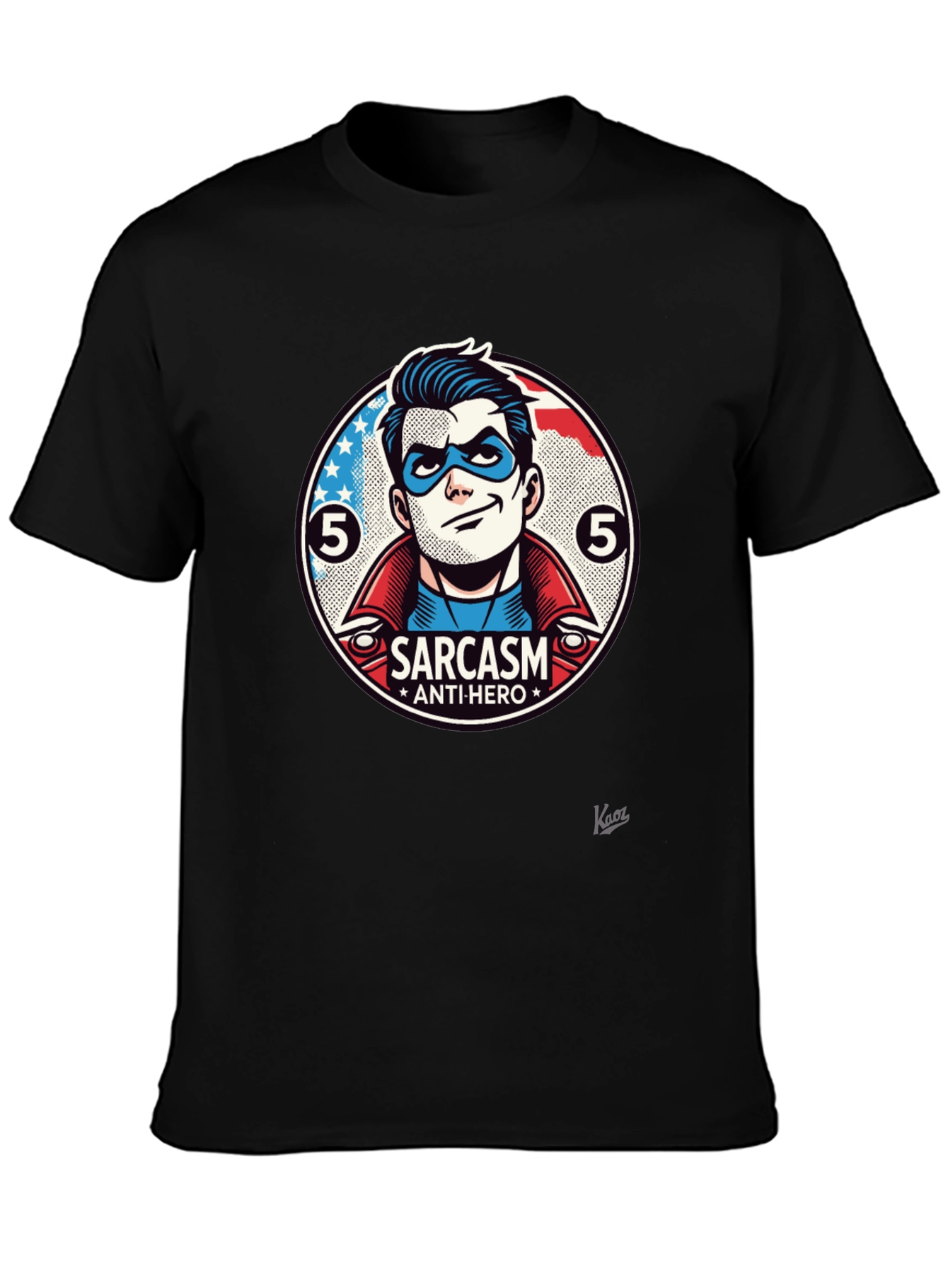 Sarcasm Anti-Hero Graphic T-Shirt