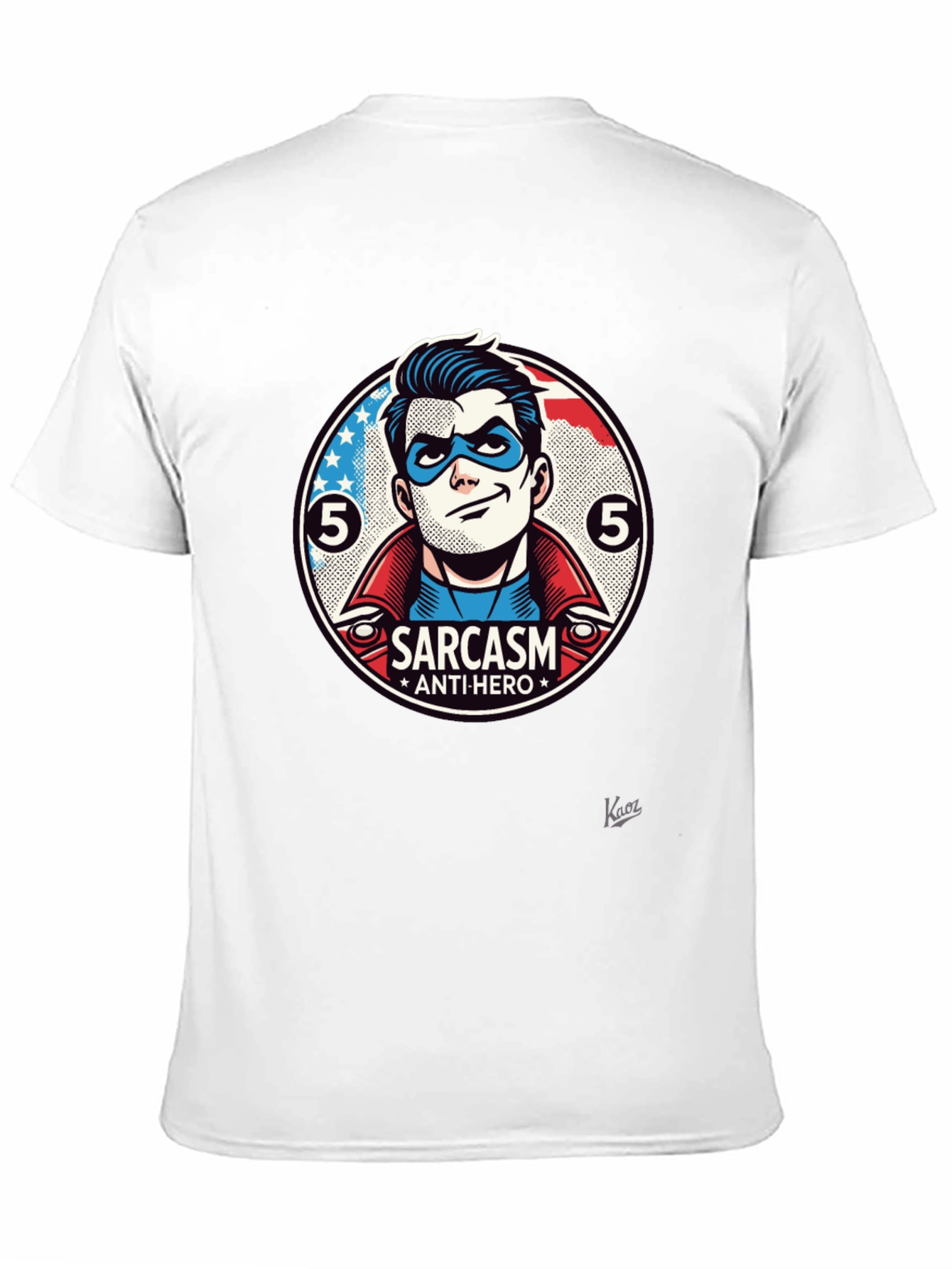 Sarcasm Anti-Hero Graphic T-Shirt