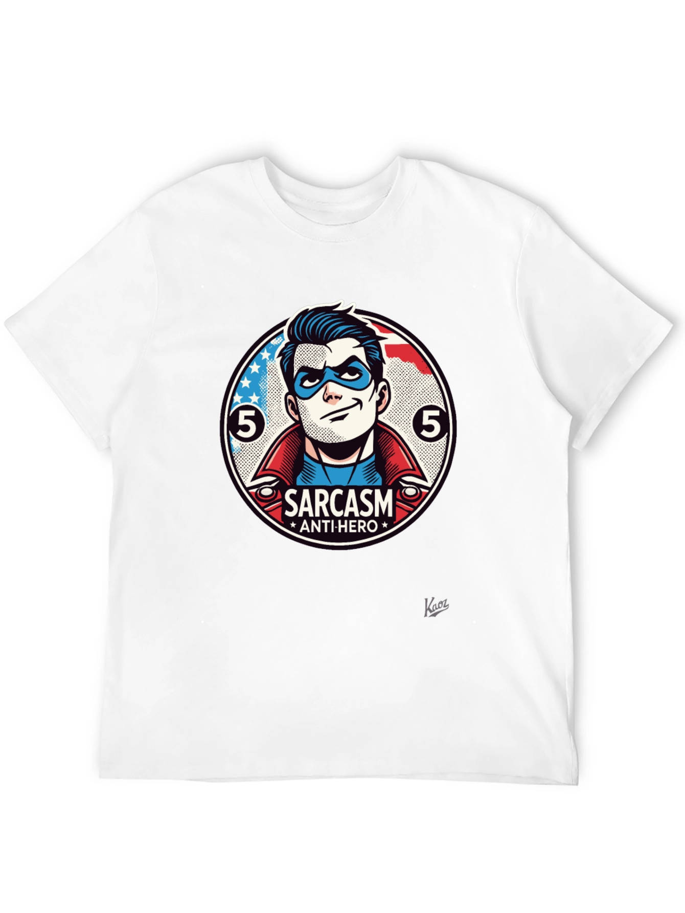 Sarcasm Anti-Hero Graphic T-Shirt