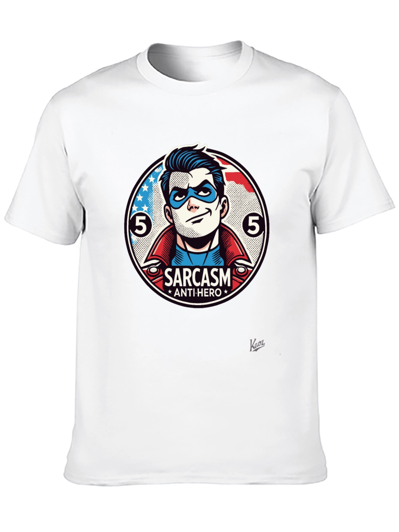 Sarcasm Anti-Hero Graphic T-Shirt