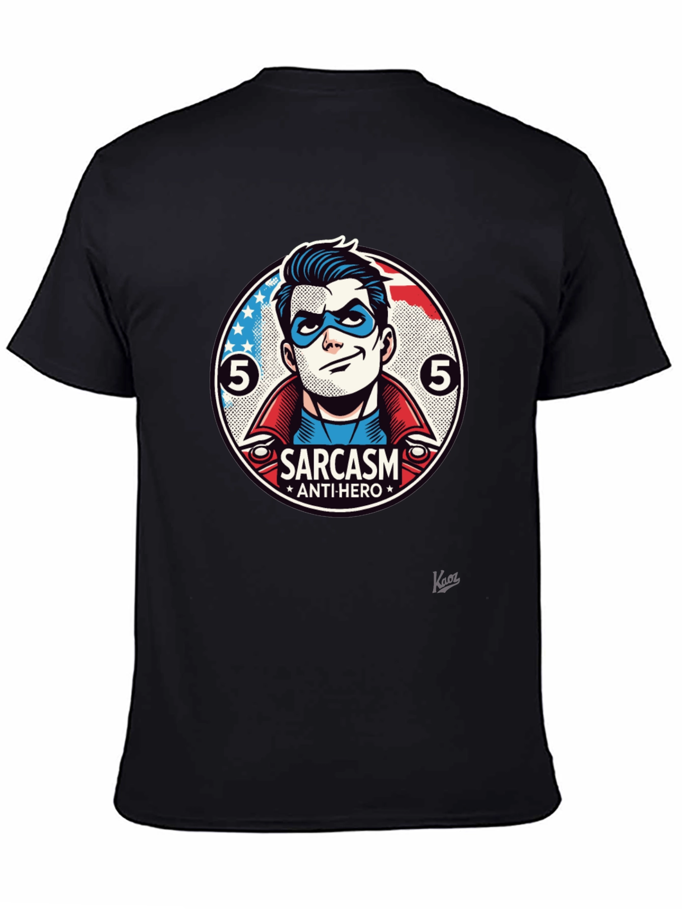 Sarcasm Anti-Hero Graphic T-Shirt