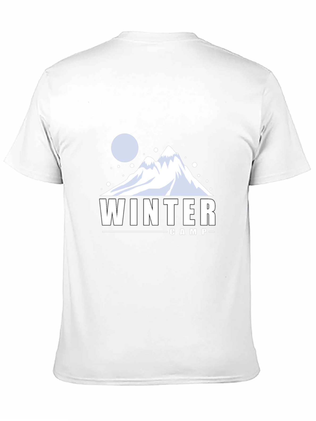 Winter Camp Black Graphic T-Shirt