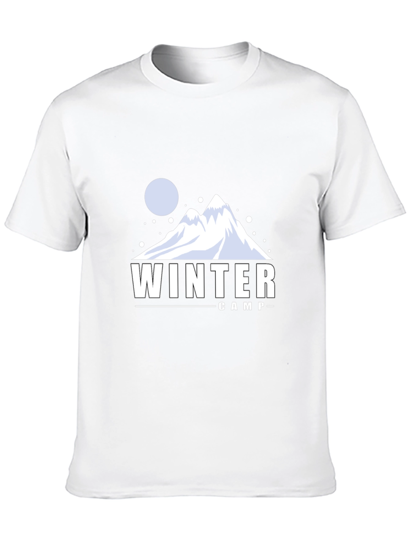Winter Camp Black Graphic T-Shirt