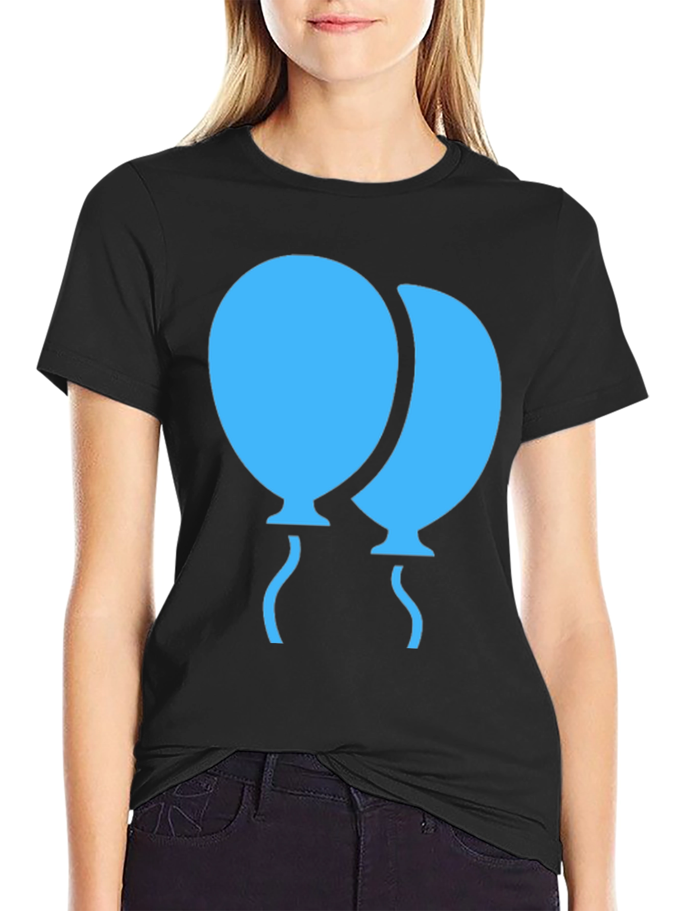Balloon Graphic Tee - Unique Party Shirt
