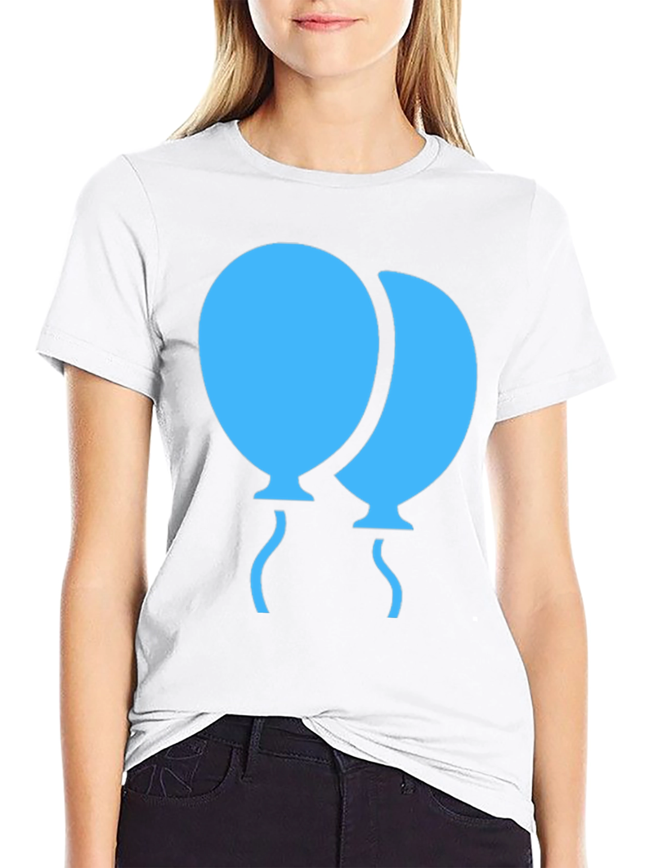 Balloon Graphic Tee - Unique Party Shirt