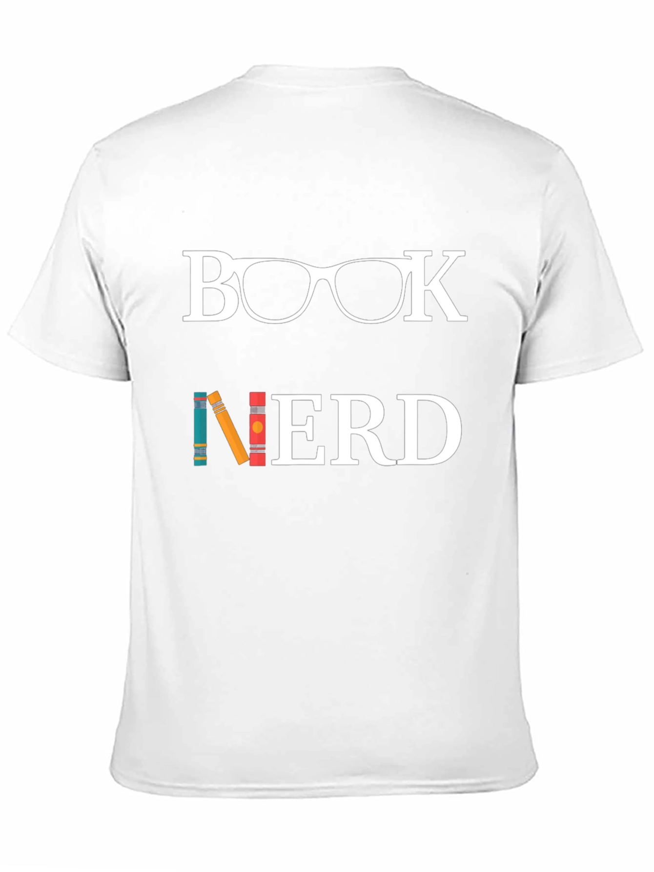 Book Nerd Graphic Tee - Black Cotton T-Shirt