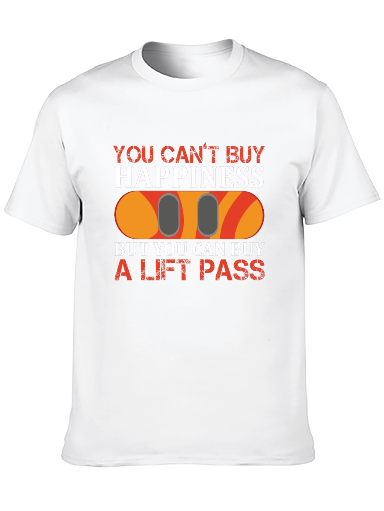 Ski Lift Pass T-Shirt: Buy Happiness!