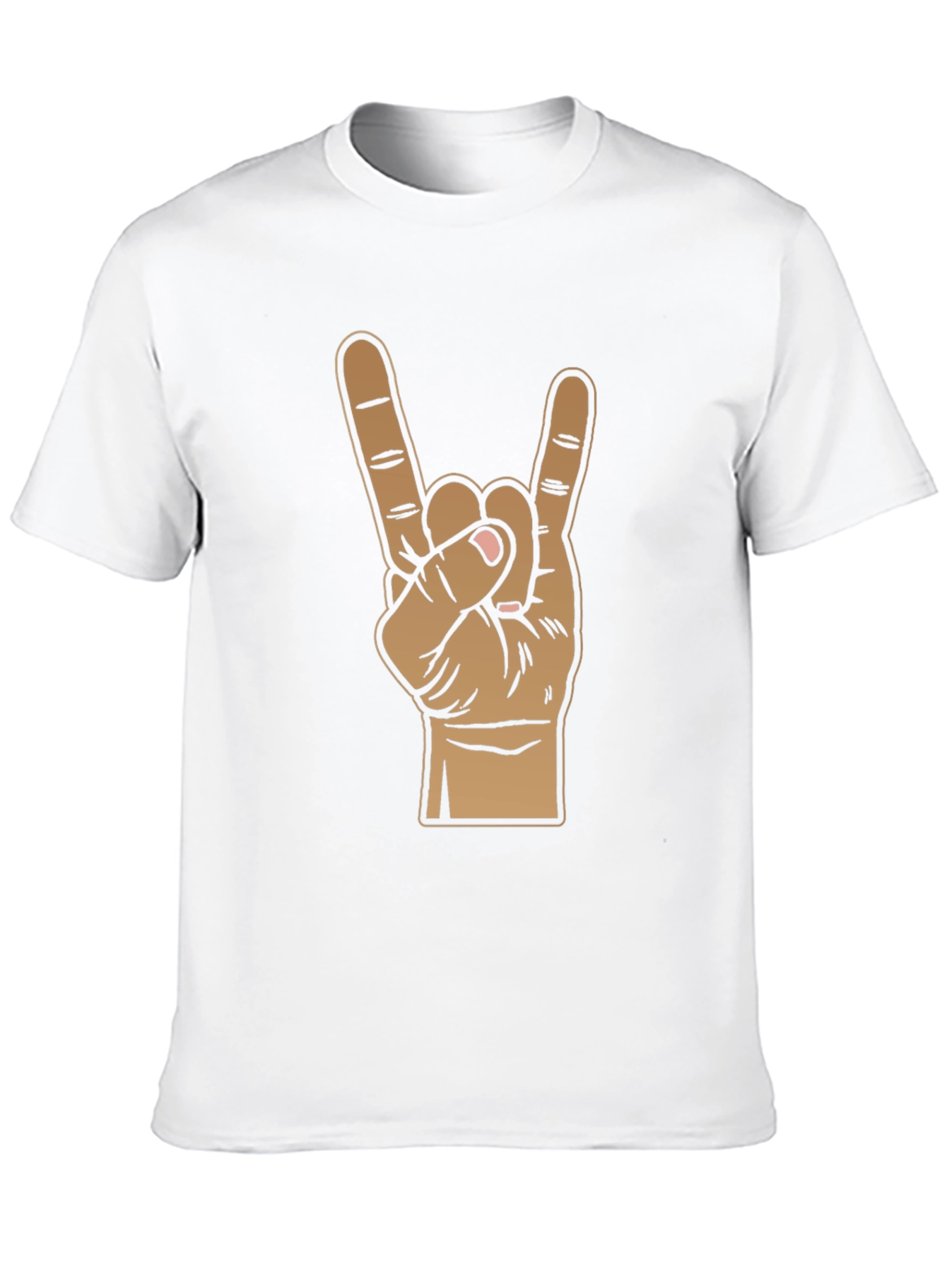 Rock On Hand Graphic T-Shirt