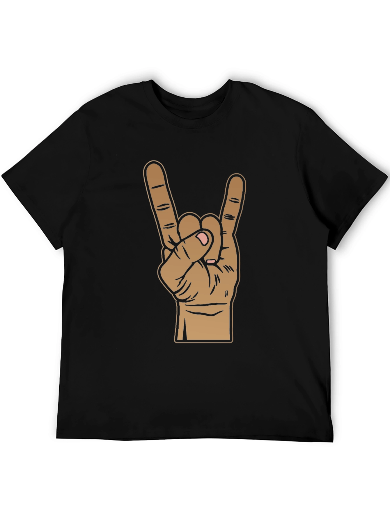 Rock On Hand Graphic T-Shirt