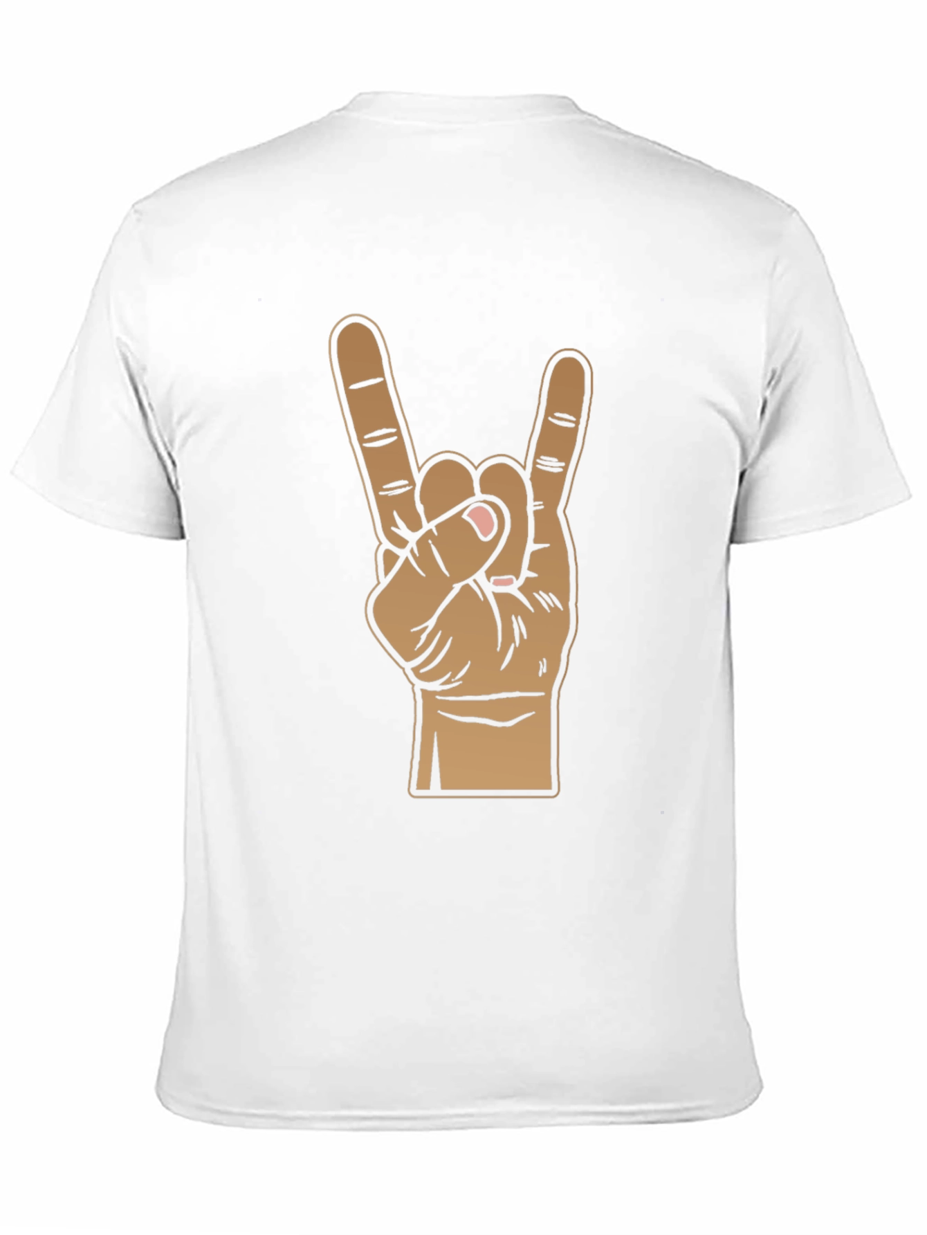 Rock On Hand Graphic T-Shirt