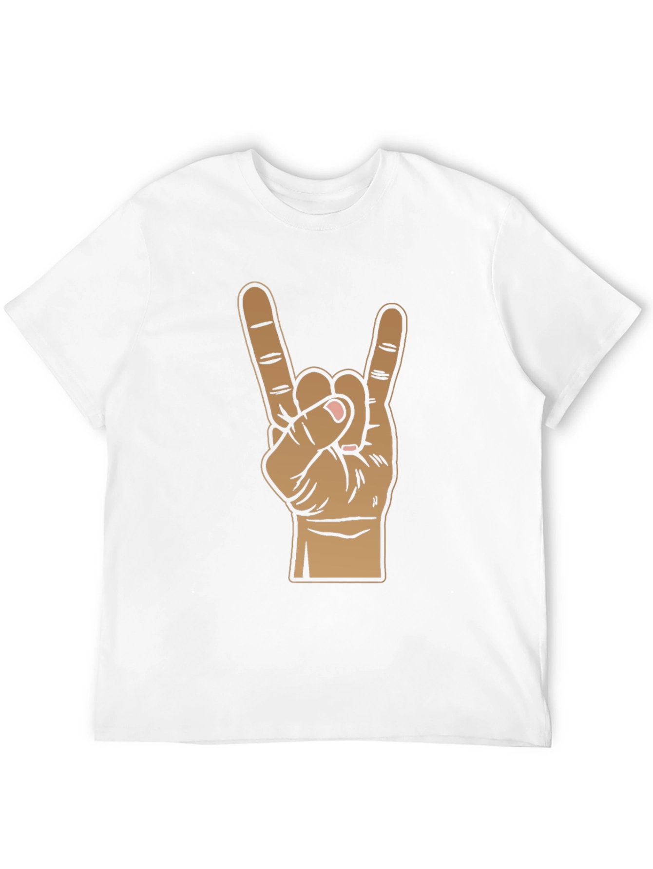 Rock On Hand Graphic T-Shirt
